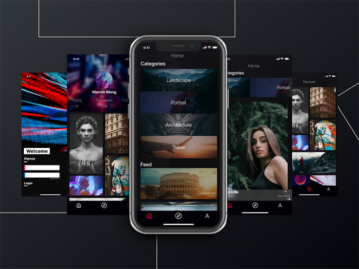 Free Download Awesome Photographer’s Concept App (2018)