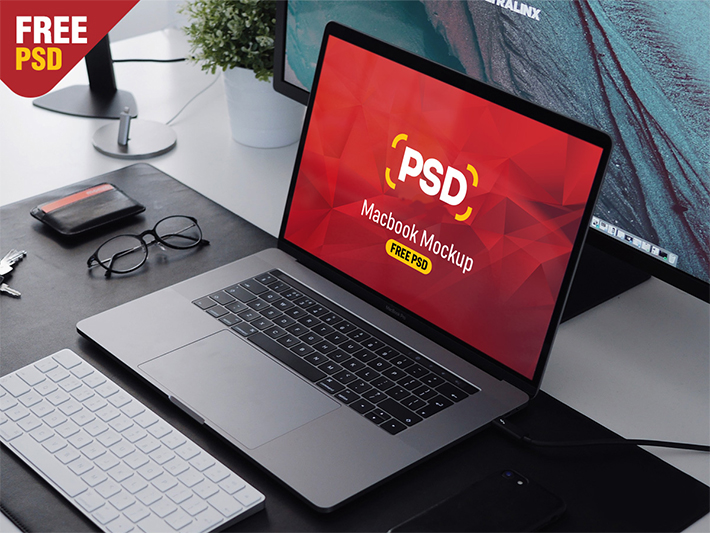 Free Download Awesome Macbook Pro Mockup (PSD)