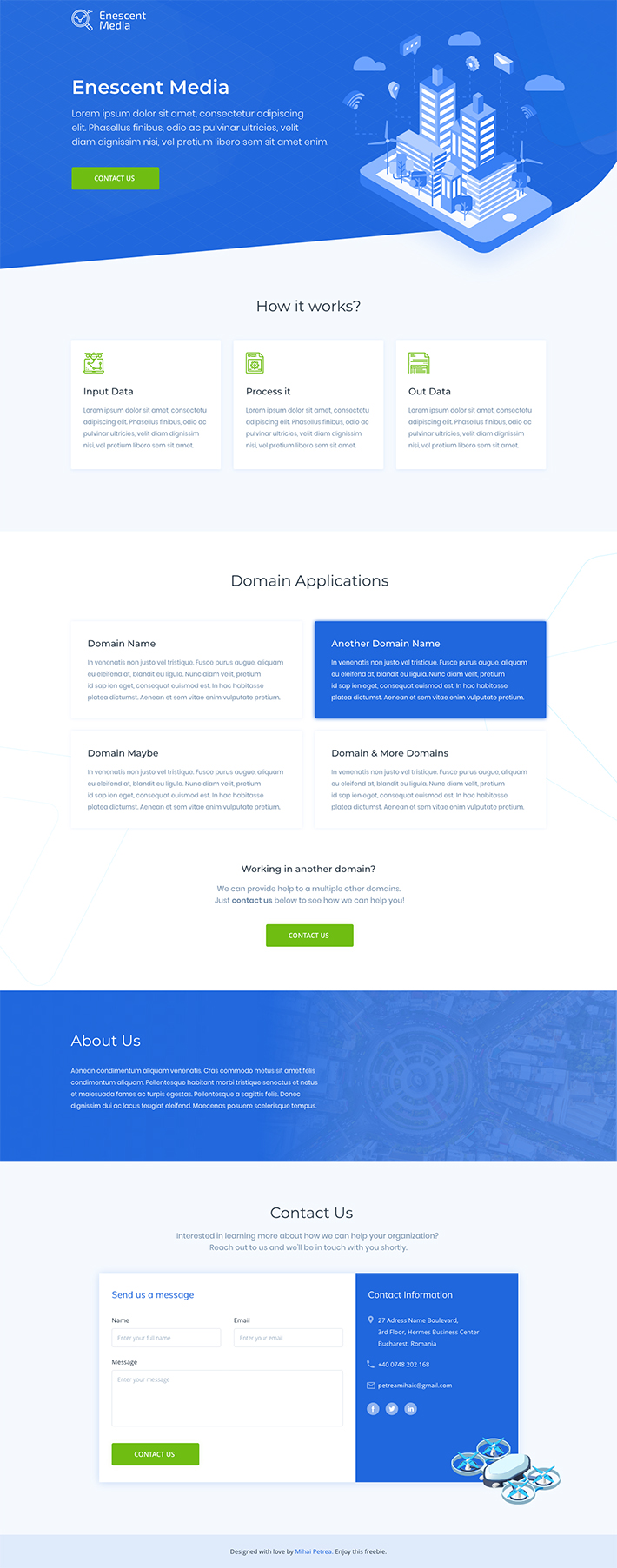 Free Download Creative Agency Landing Page (Adobe XD)