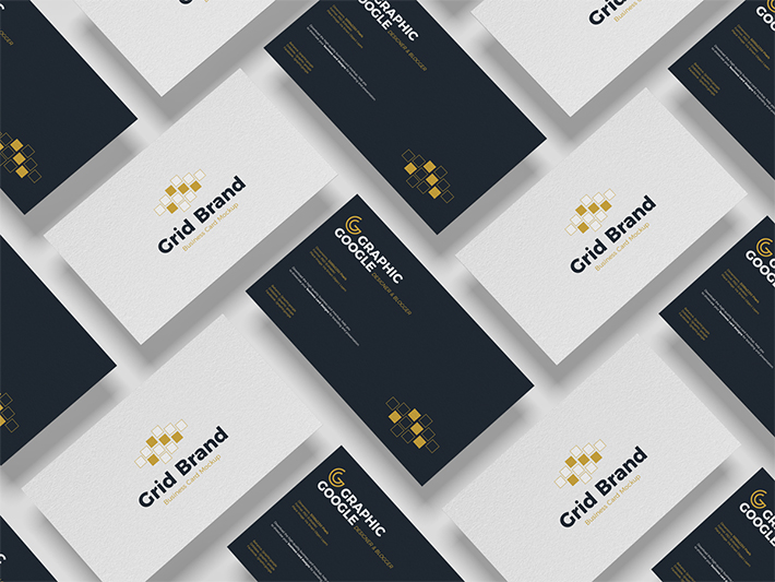 Free Download Creative Brand Business Card PSD Mockup