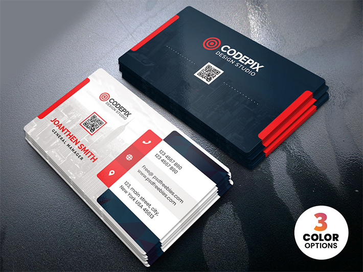 Free Download Creative Stylish Business Card Template (PSD)