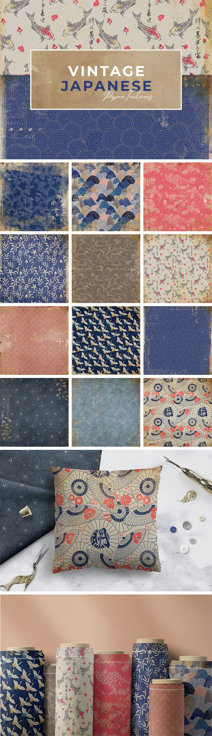 Free Download 12 Elegant Japanese Paper Textures For Designers