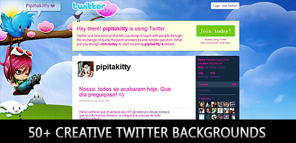 Twitter Backgrounds – 50+ Professionally Creative Twitter Backgrounds