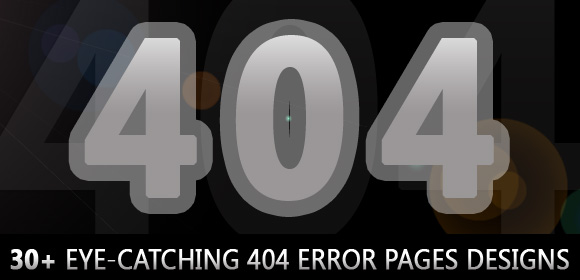 30+ 404 Error Pages Designs
