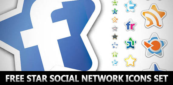 star-social-media-icons-set-free-download
