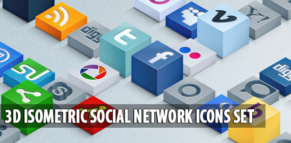 3d-social-network-icons