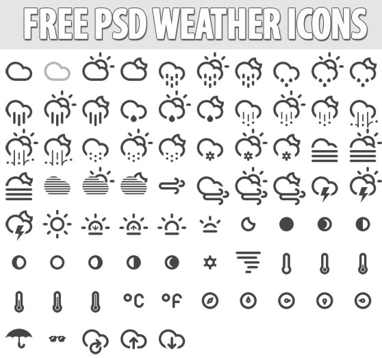 free-psd-weather-icons-large