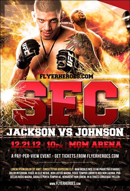 MMA Fight Night Flyer