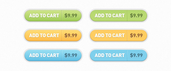Add to Cart Buttons PSD for free