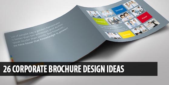 Corporate brochure design ideas