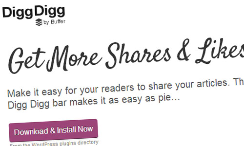 Digg Digg wordpress plugin