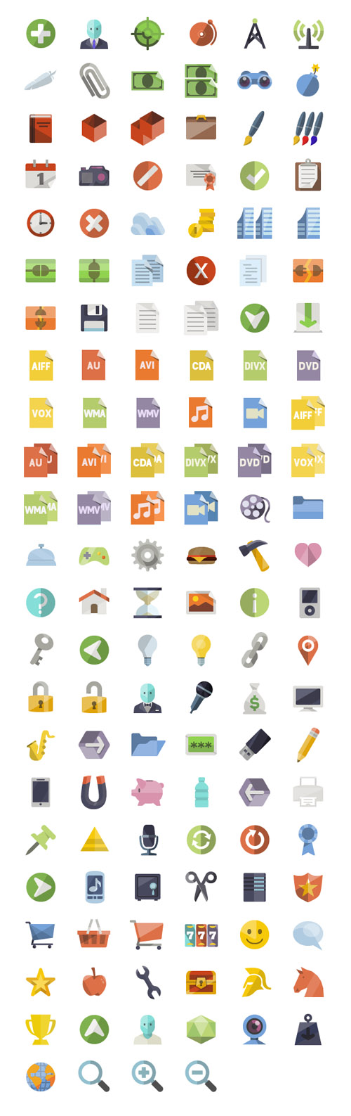 Flat Icons: More Than 3600 Icons