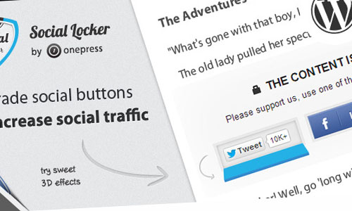 OnePress Social Locker WordPress plugin