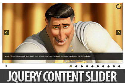 Free jQuery Content Slider: Diapo