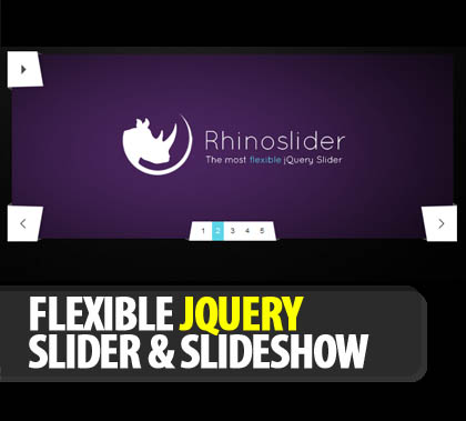 Flexible jQuery Slider & slideshow: Rhinoslider