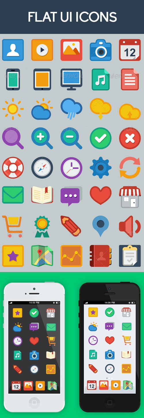 Flat UI Icons