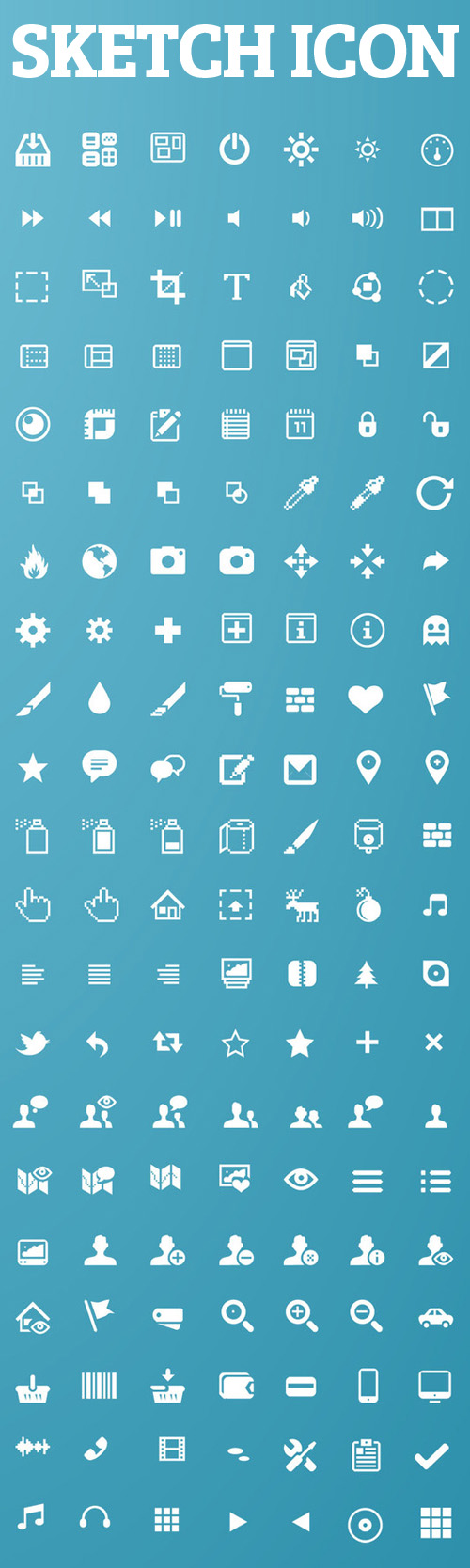 Sketch App Icons For Web UI Design