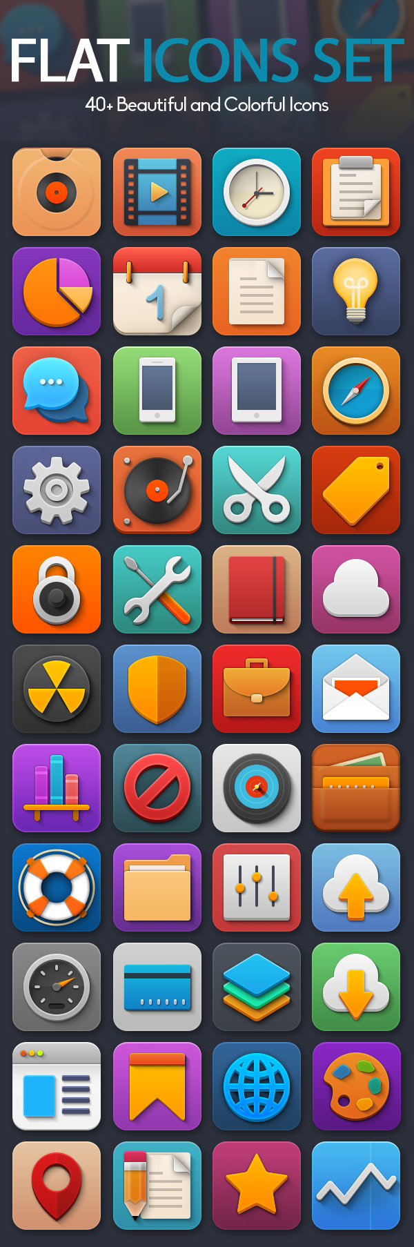 Beautiful-colorful-Flat-icons-set-preview
