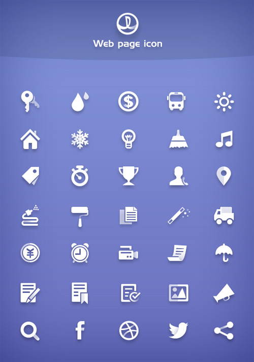 Free Simple Icons Free PSD File