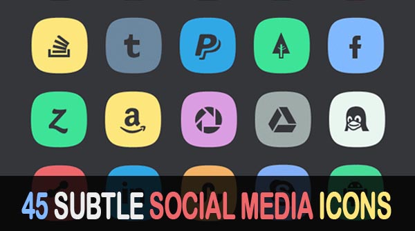 Subtle-Social-Media-Icons