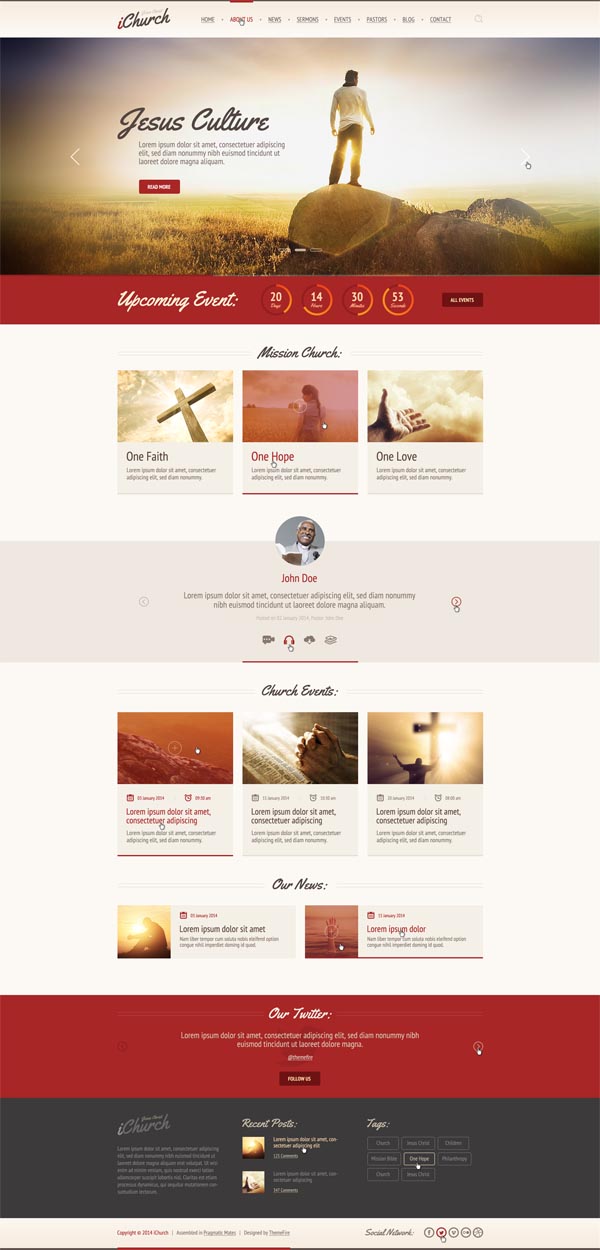 ichurch-psd-template-preview