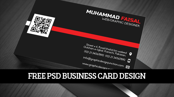 Free PSD Business Card Design