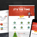 Free Responsive HTML Christmas Web Template & Landing Page