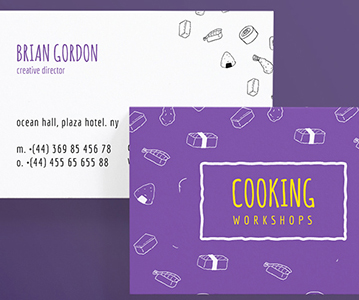Cooking Workshop Design Resume Templates PSD Free Download