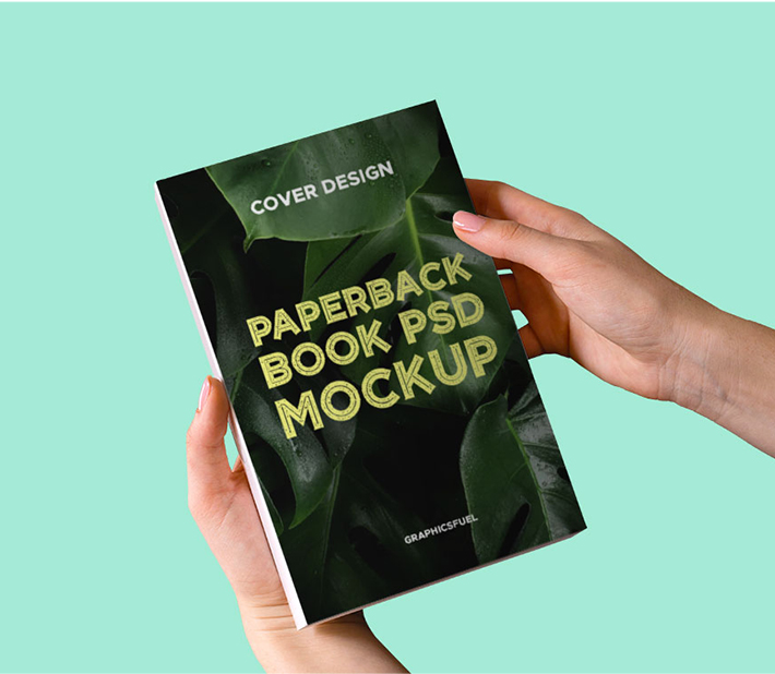 Creative Paperback Book Mockup Template PSD