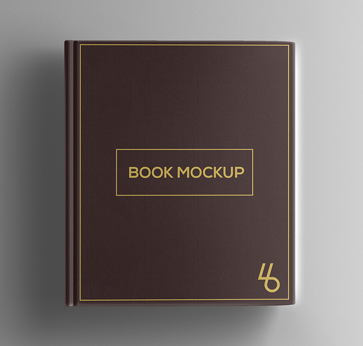 Corporate Business Card and Book Cover Mockup PSD (Freebie)