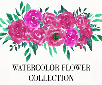 Beautiful Watercolor Flowers Clipart Free Download
