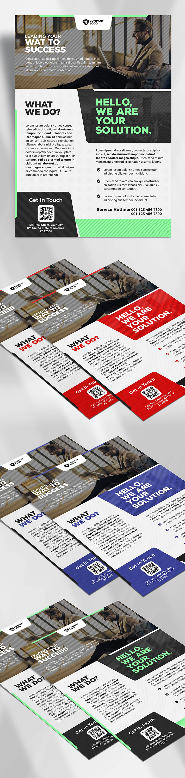Effective Business Flyer Templates Design Download PSD (Freebie)