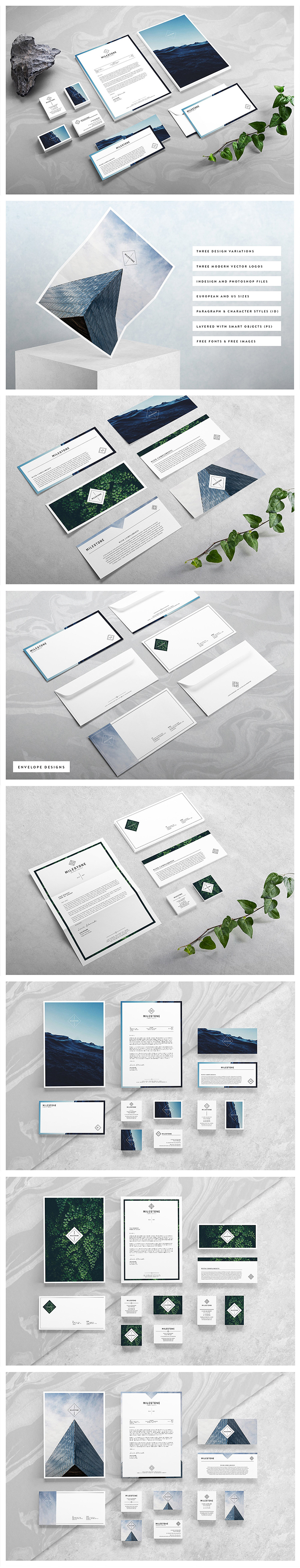 Free Download Creative Milestone Stationery Collection