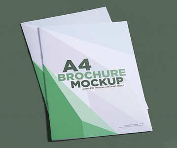 10 Creative Brochure Mockups Free Download (PSD)