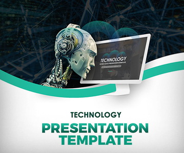Free Download Modern Technology Presentation Template For Designers (UI/UX)