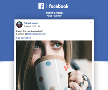Awesome Facebook Post Template Free Download (PSD)