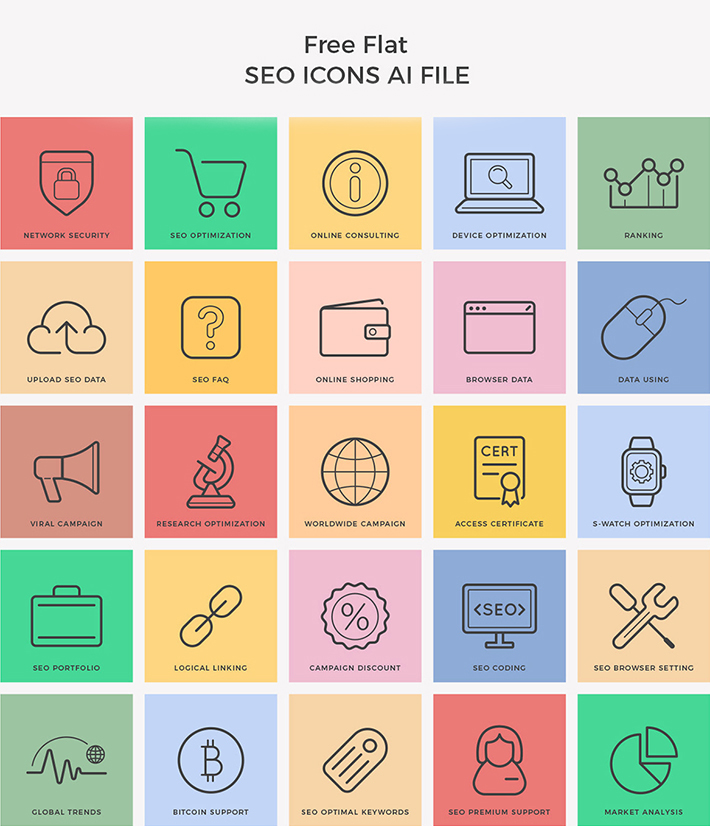 Flat & Vector Icons