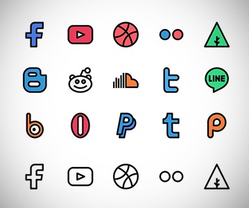 30 Creative Social Media icons Free Download