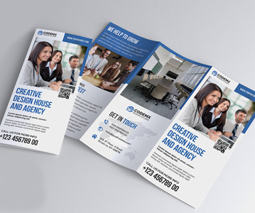 Creative Tri Fold Brochure Template Free Download (PSD)