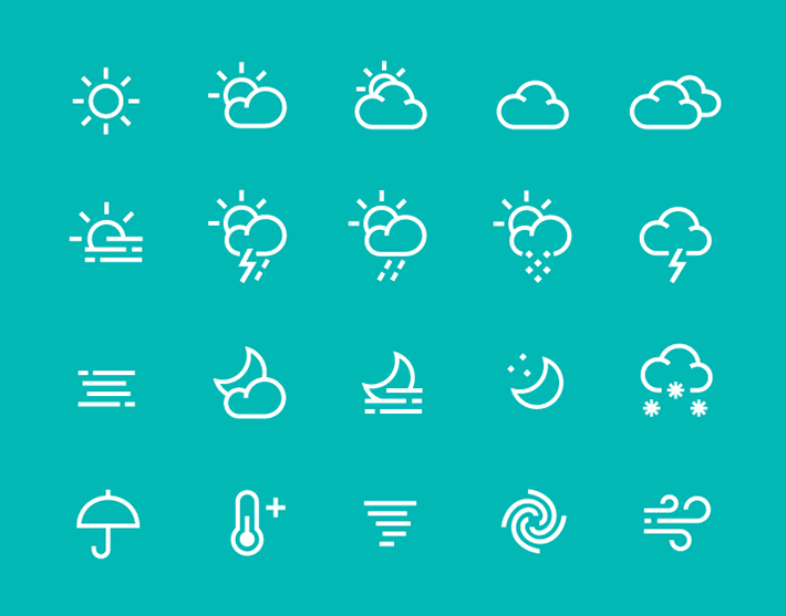 Awesome Weather Icons