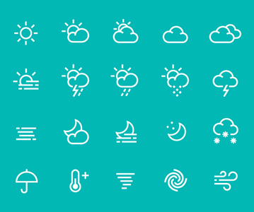 Awesome Weather Icons Free Download