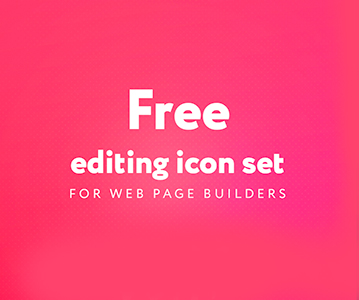 Freebie : Creative Editing Icon Set For Designers