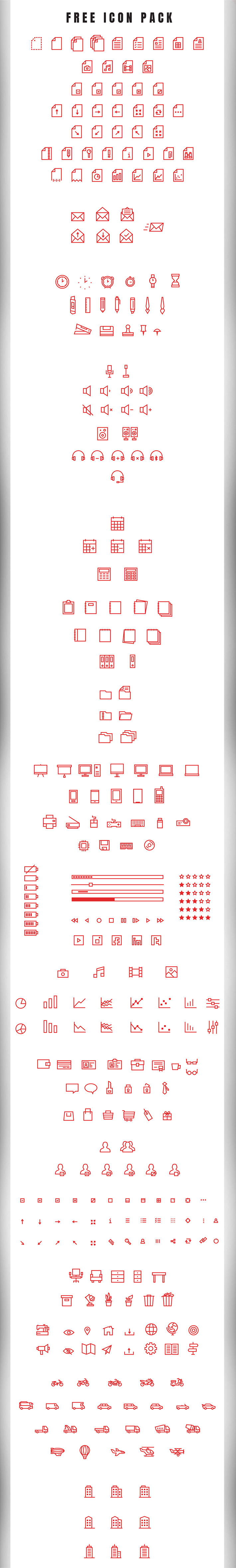 Outline Icon Set For Designers
