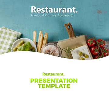 Creative Restaurant Powerpoint Template Free Download (UI/UX)