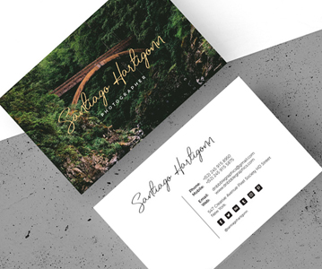 Awesome Photographer Business Card Design Free Download