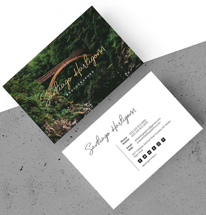 Awesome Photographer Business Card Template