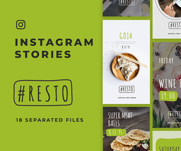 Awesome Instagram Stories Templates Free Download (PSD)