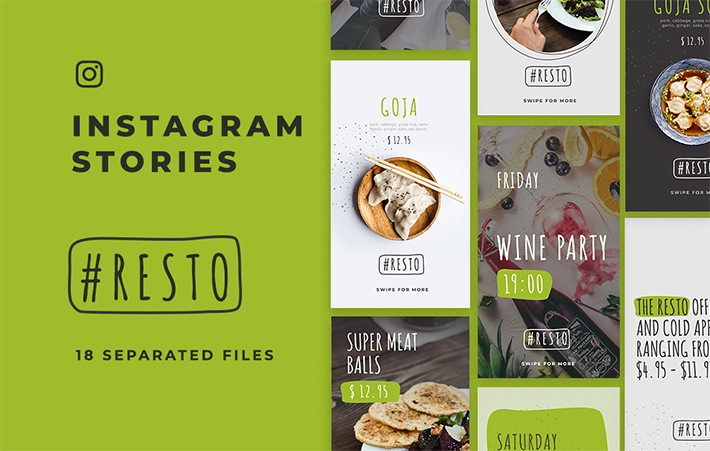 Awesome Instagram Stories Template