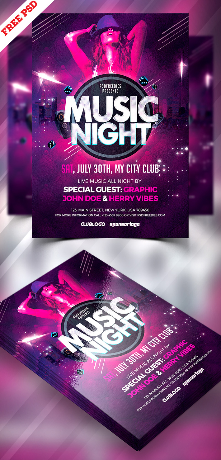 Music Party Flyer Template