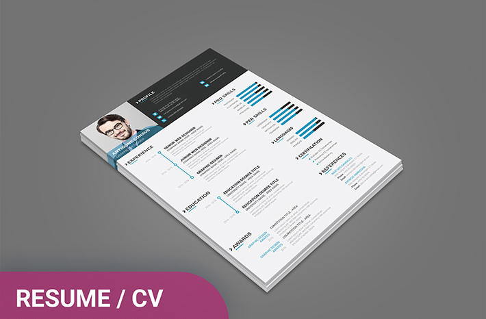 Awesome Resume Template With Cover Letter